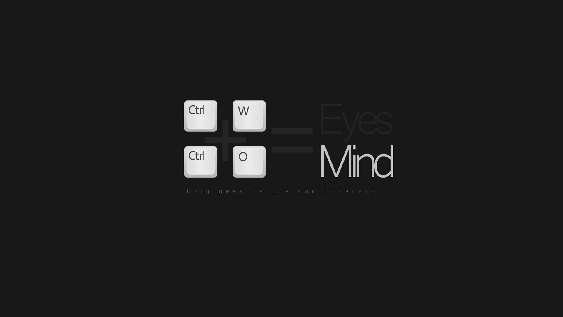 Minimalist Geek Wallpaper