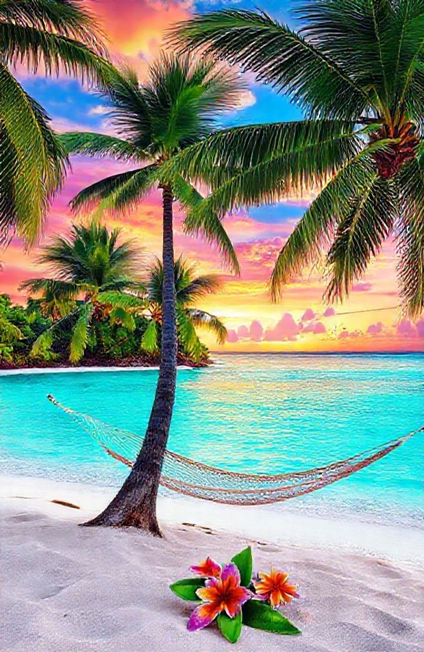 Tropical Island Wallpaper