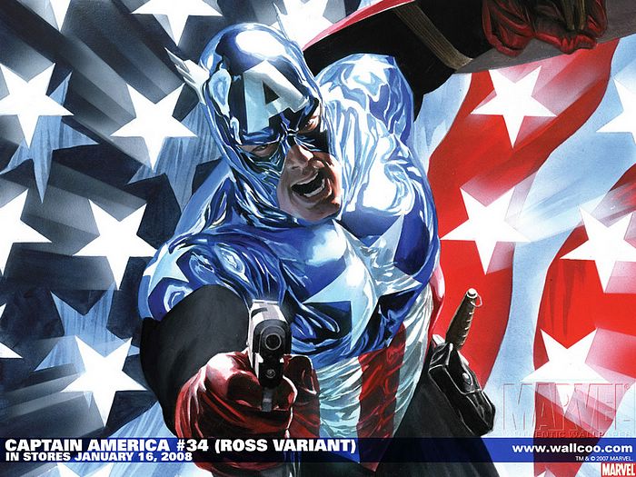 Marvel Ics Captain America Wallpaper Ross