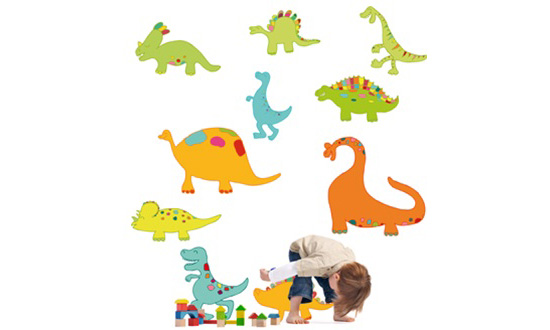 Cute Dinosaurs to Decorate Kids Room Kids Wall Stickers by Adnat