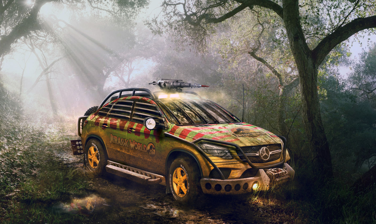 Mercedes Gle Reimagined And Modified For Jurassic