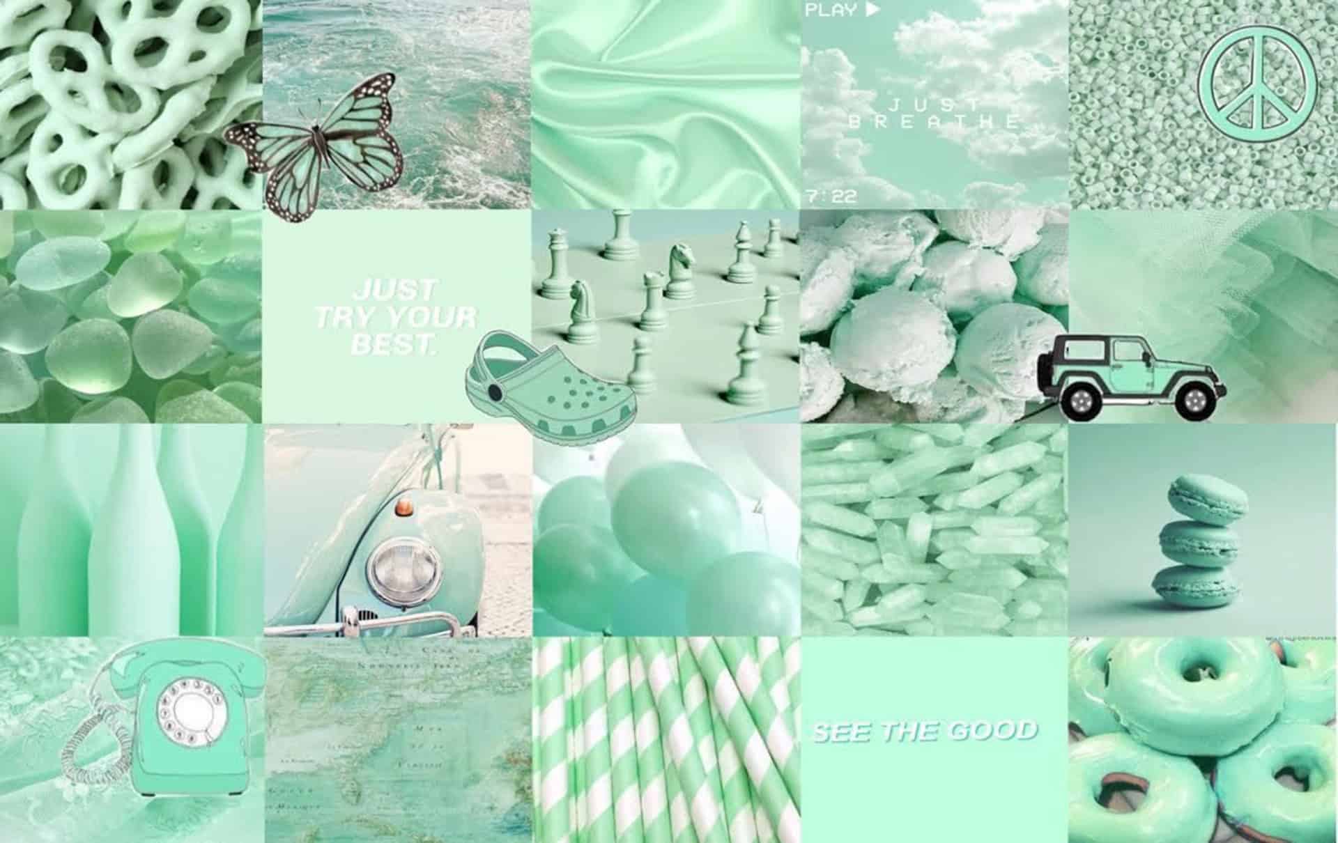 Pastel Green Aesthetic Wallpaper HD For Windows