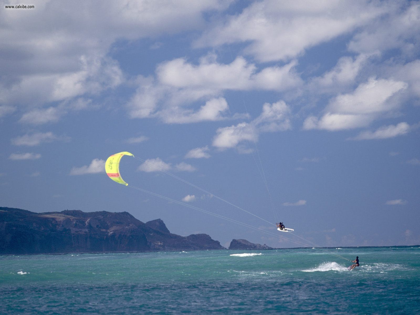 Sport Kiteboarding Maui Hawaii Desktop Wallpaper Nr