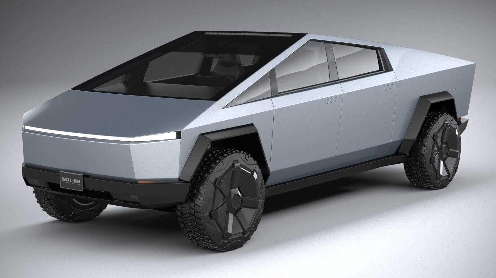 Tesla Cybertruck 3d Model By Squir