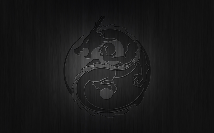 Yin Yang Dragon Carving by Drawder on