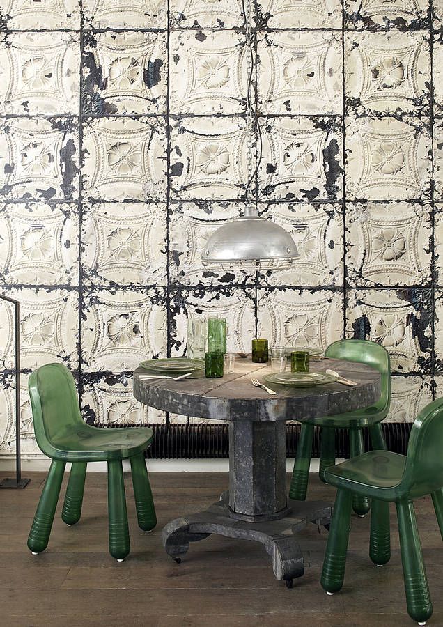 Merci Brooklyn Tin Tiles Wallpaper By Lime Lace