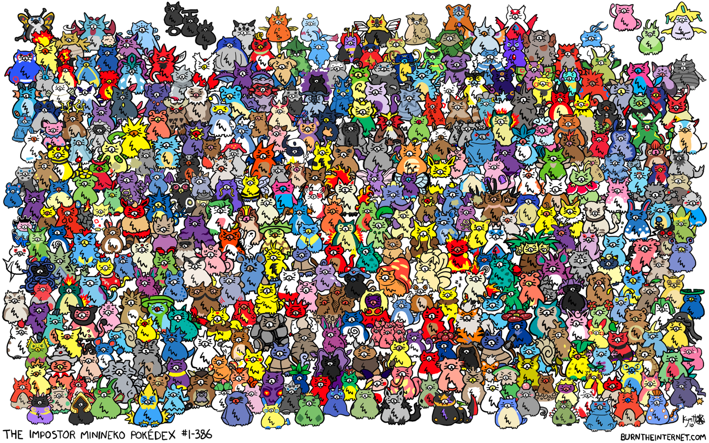 Burn The Internet Hoenn Impok Dex Wallpaper