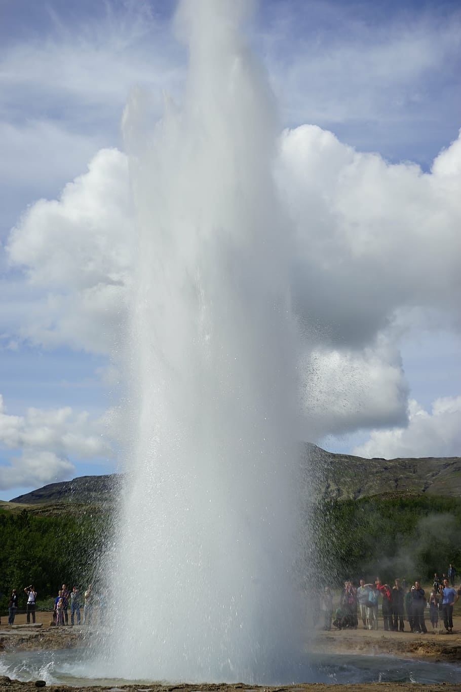 HD Wallpaper Geyser Strokkur Iceland Fountain Water Places