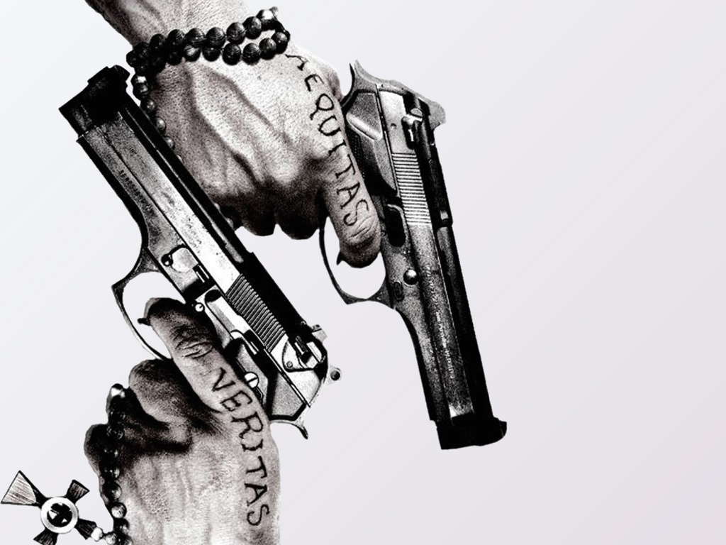 Guns And Tattoos Desktop Pc Mac Wallpaper