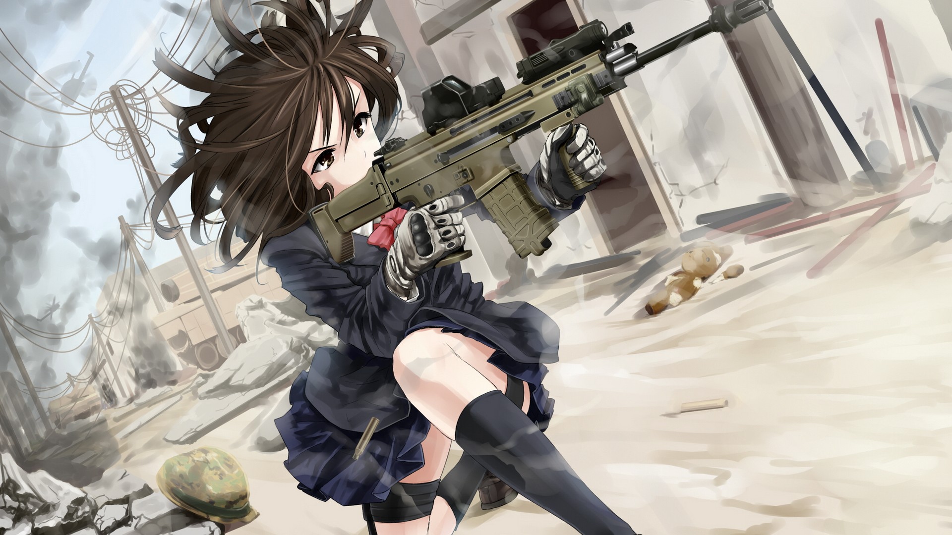 Anime Girls With Guns Wallpaper Group Items