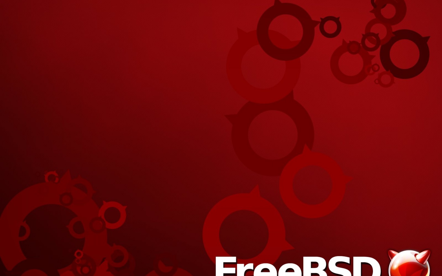 Red Bsd Logo Desktop Pc And Mac Wallpaper
