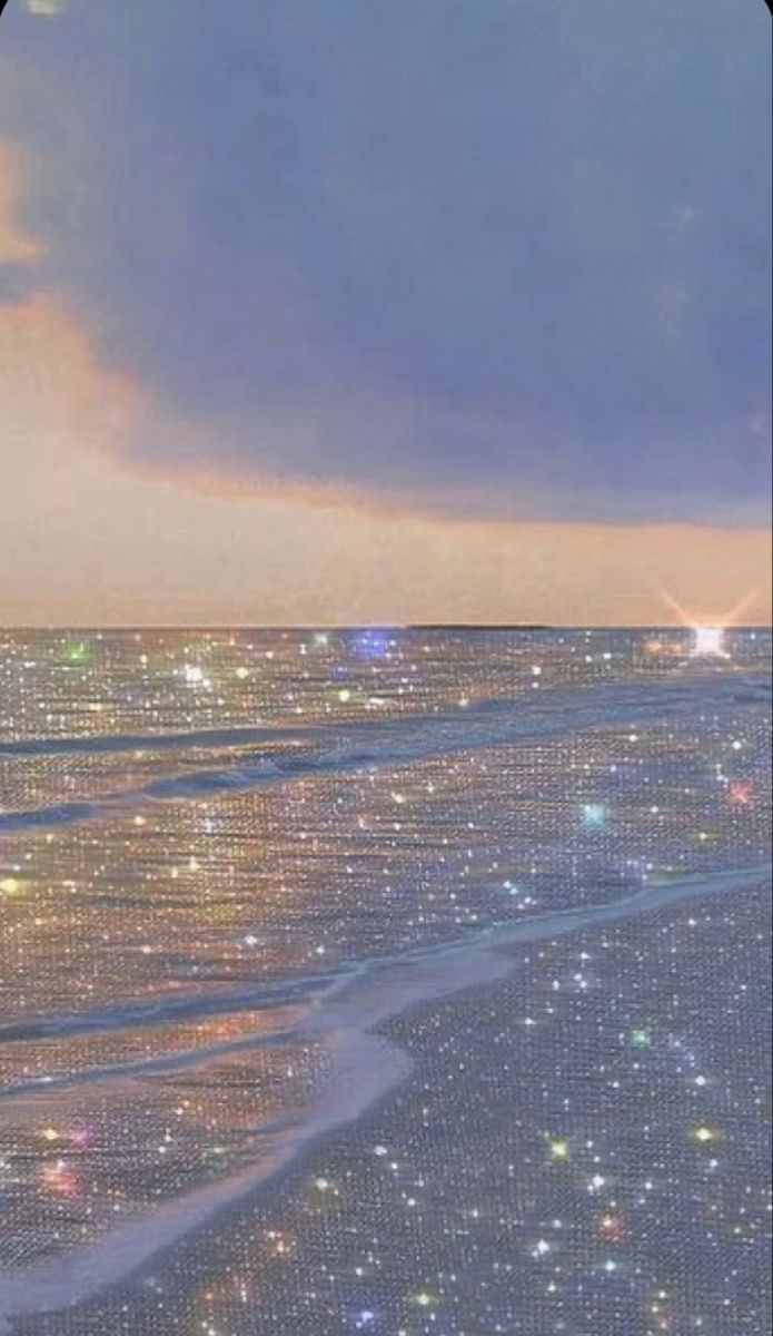 Glitter Beach Wallpaper California Sunset Background
