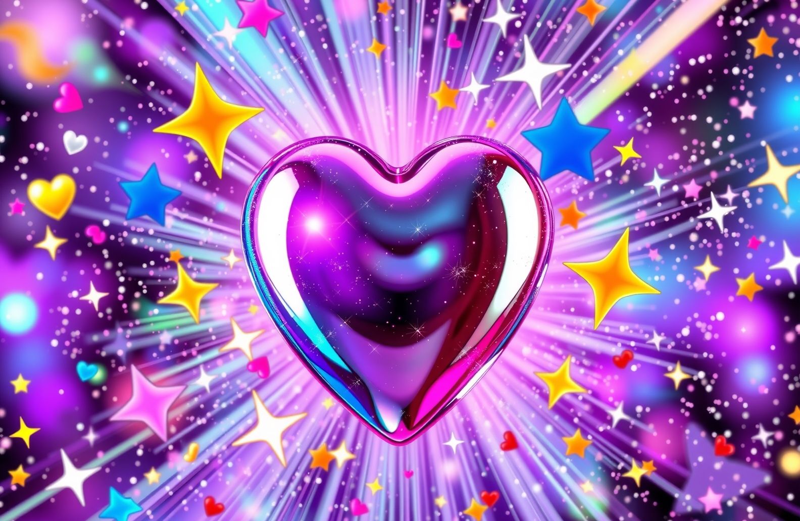 Y2k Heart Wallpaper