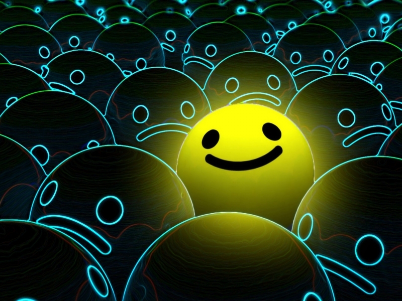 Smiley Face Desktop HD Wallpaper