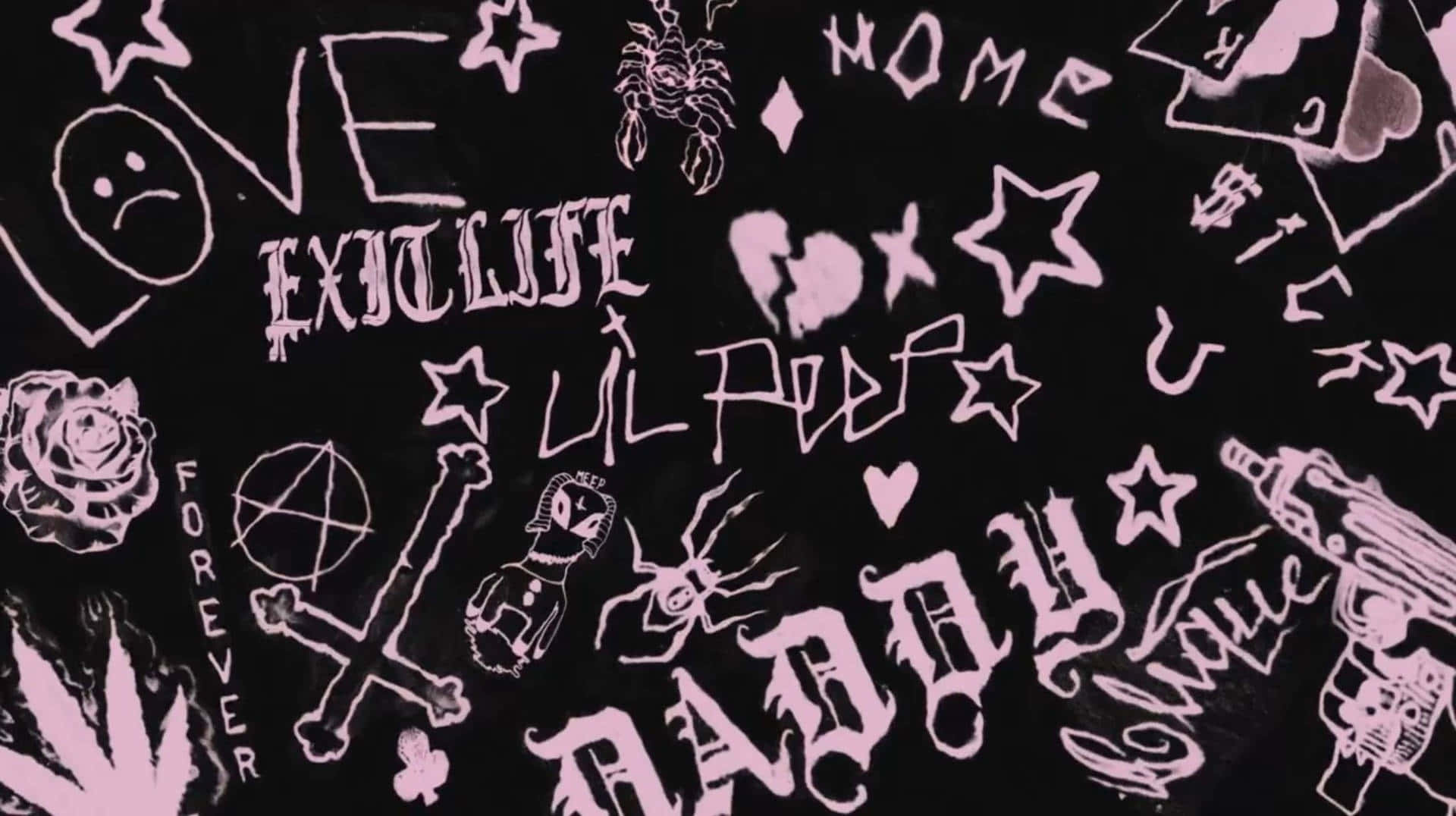 Lil Peep Logo Wallpaper