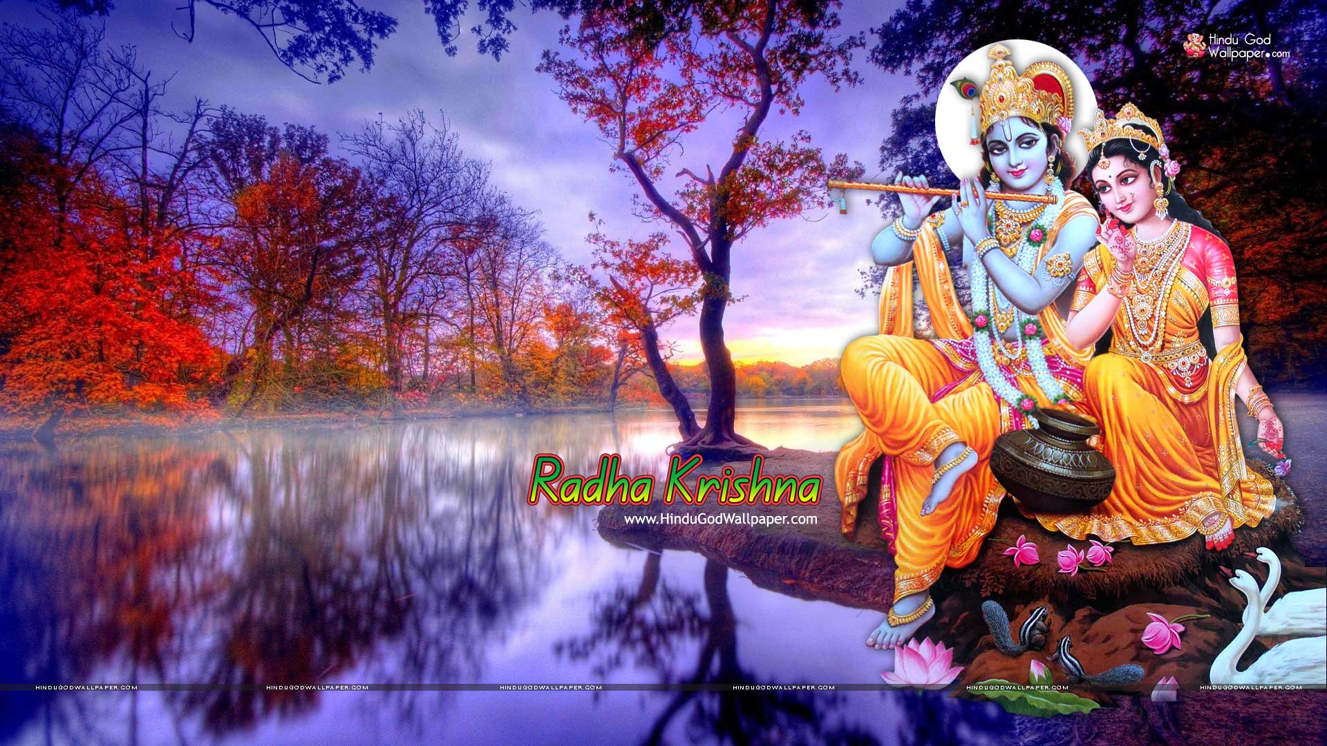 1080p Lord Krishna HD Wallpaper Full Size