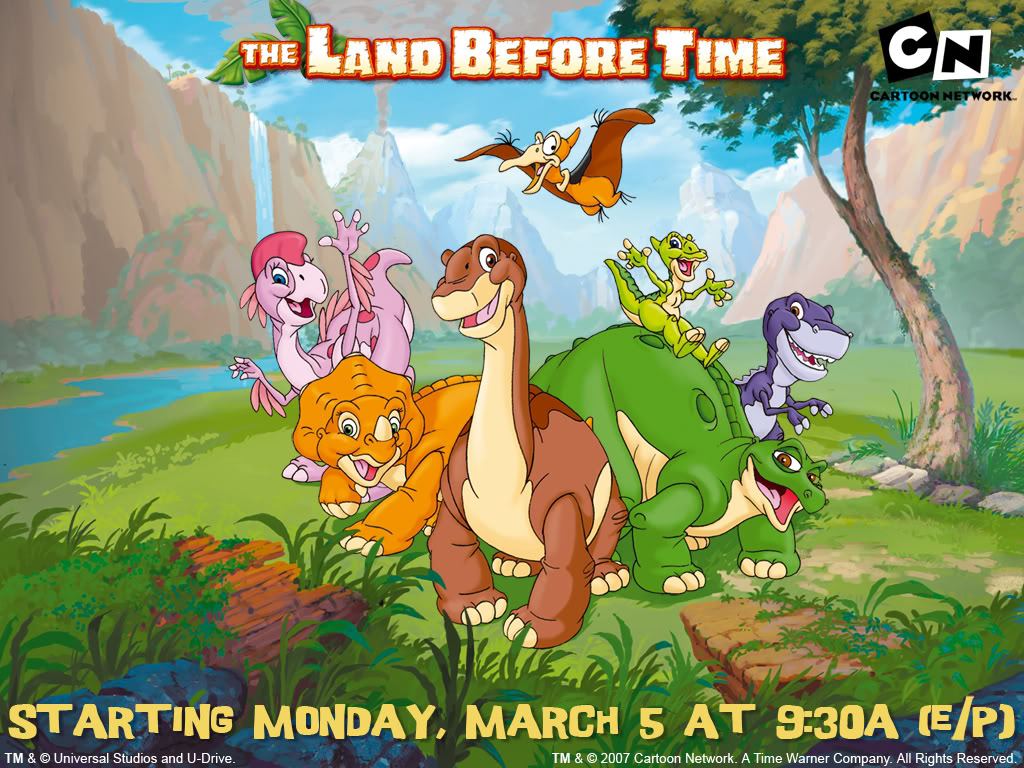 The Land Before Time Cartoon Work