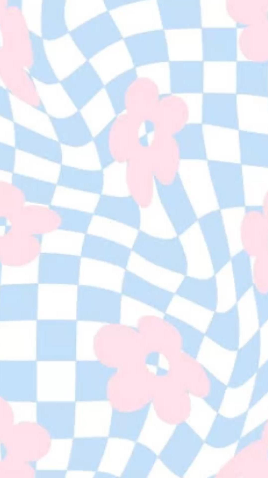 Premium Vector  Aesthetic pink and white distorted checkerboard checkers  wallpaper illustration perfect for backdrop wallpaper background banner