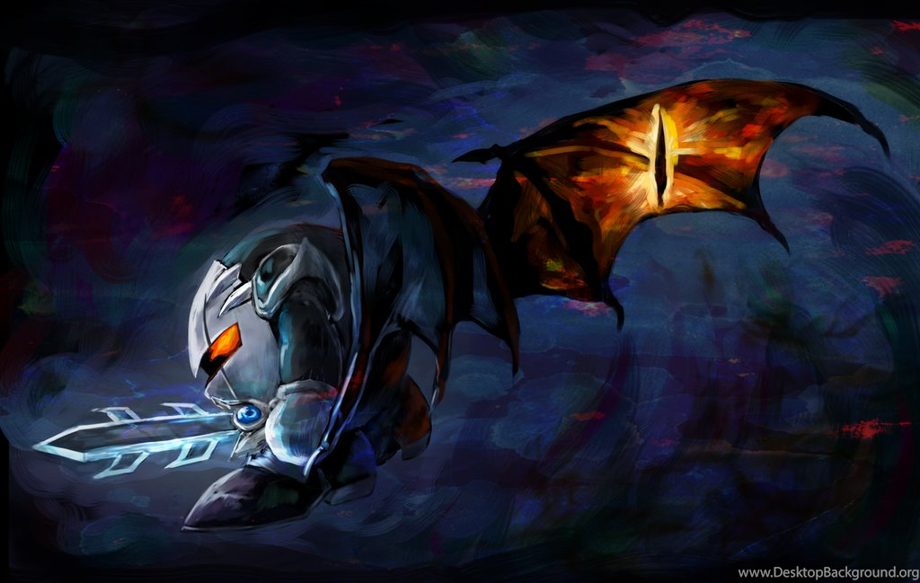 Dark Meta Knight By PUKU MEDAMABUTA On Desktop Background 1024x649