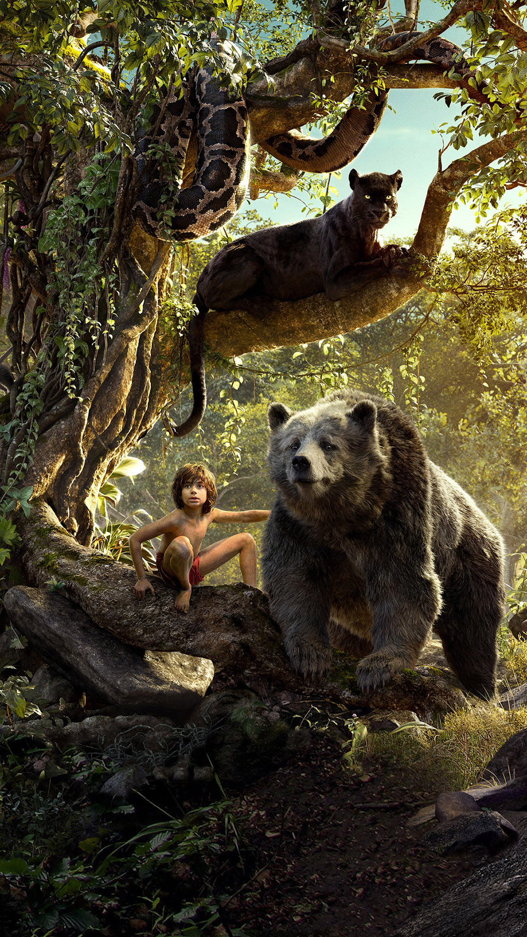 The Jungle Book Movie Animated Poster Wallpaper Wallpaperbyte