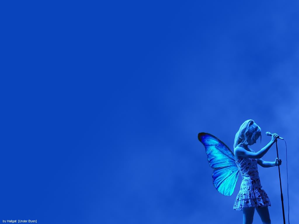 Angel Blue Background