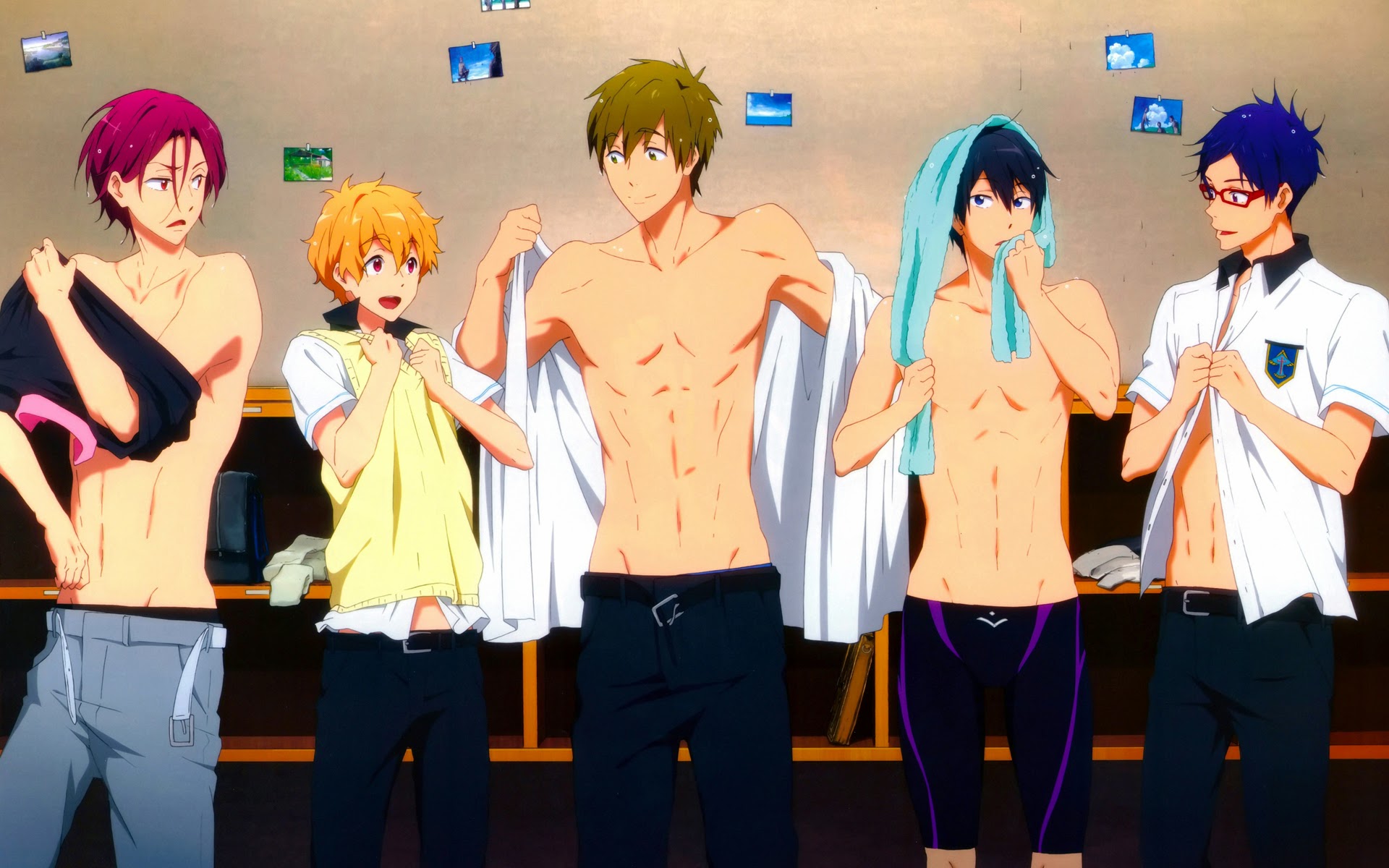 Free Iwatobi Swim Club Anime 02b HD Wallpaper