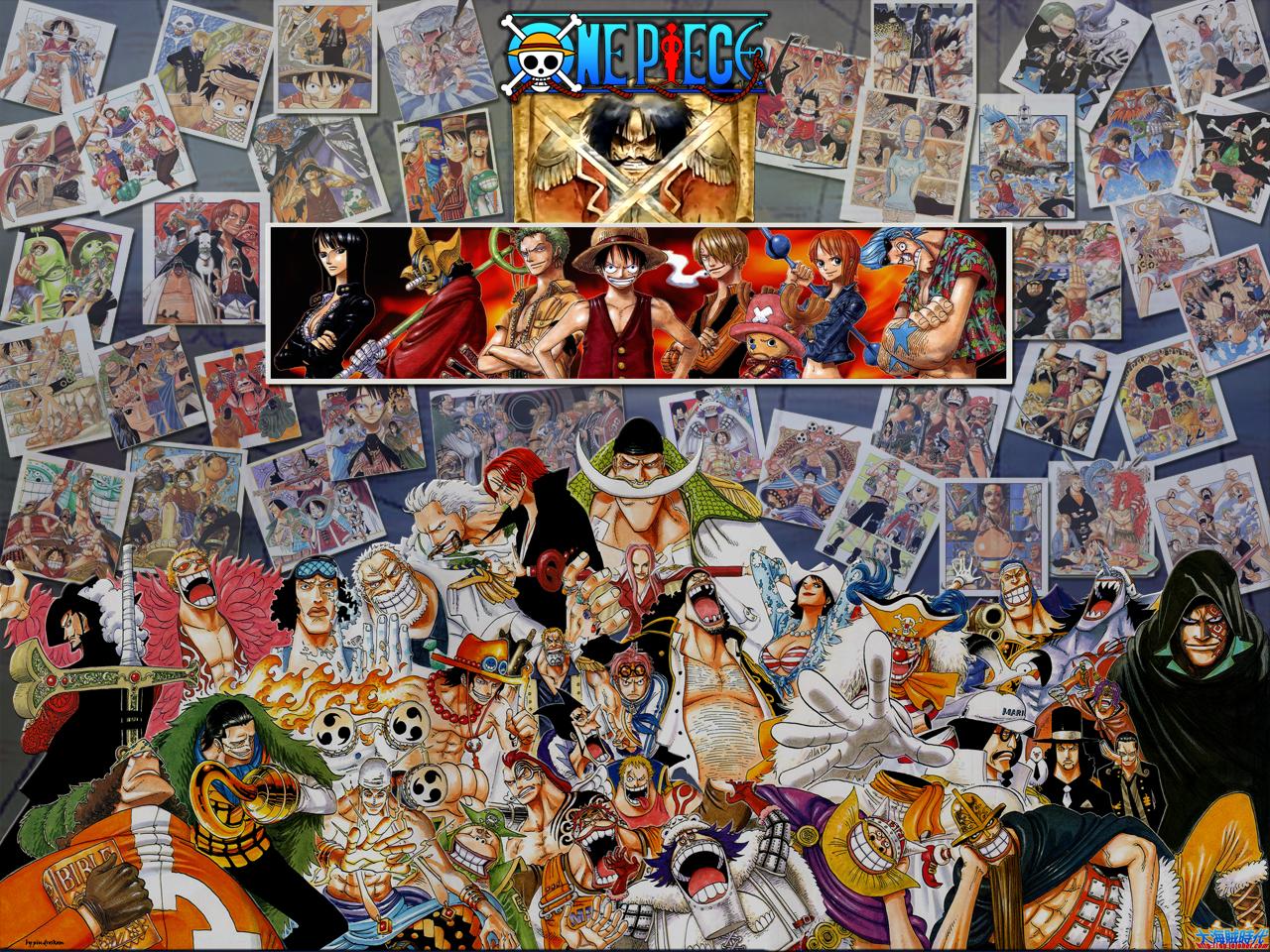 One Piece All Characters Anime Manga Wallpaper HD Widescreen