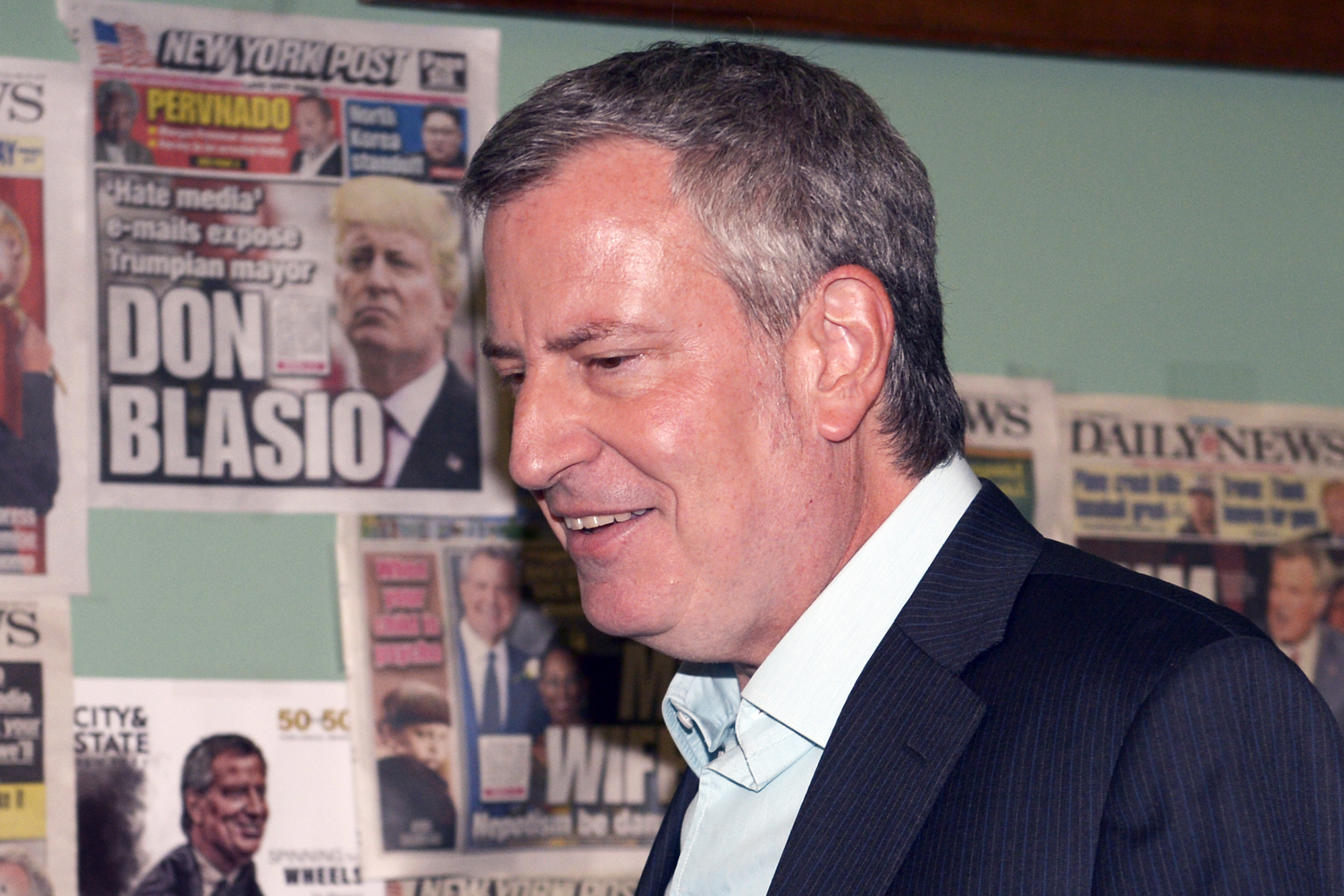 Bill De Blasio Insists He S No Donald Trump Attacks Media Again Wallpaper