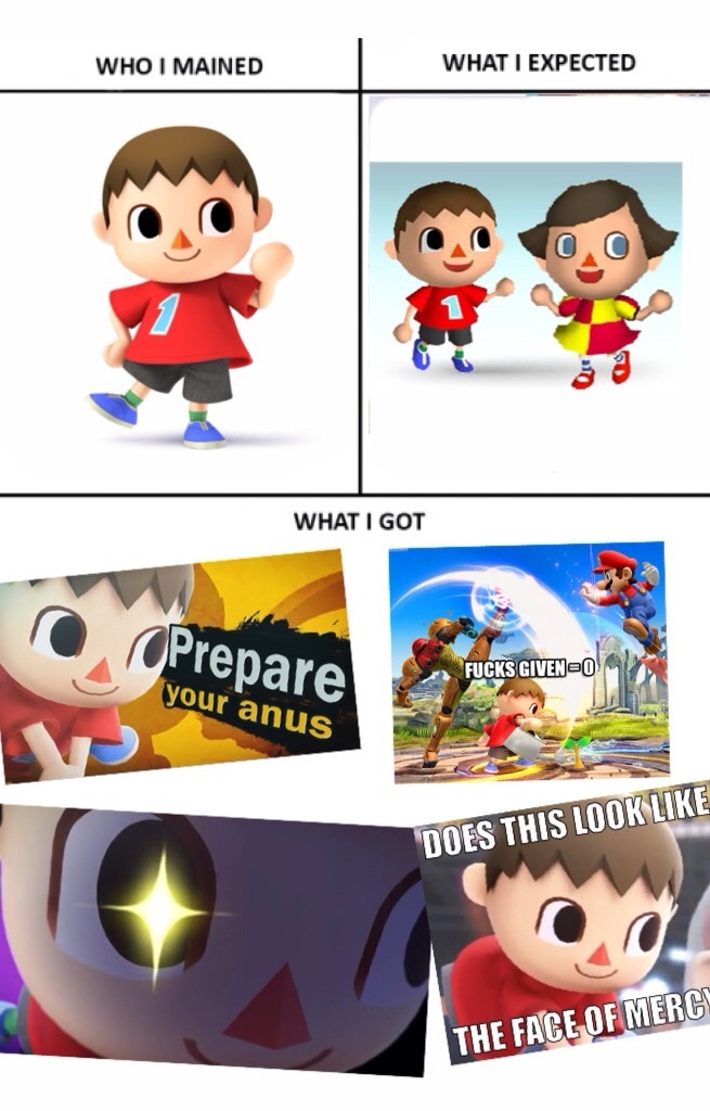 Smash Bros Main Villager By Theiransonic