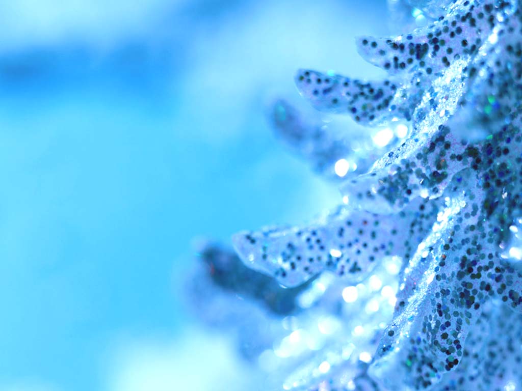 Blue Christmas Tree Wallpaper