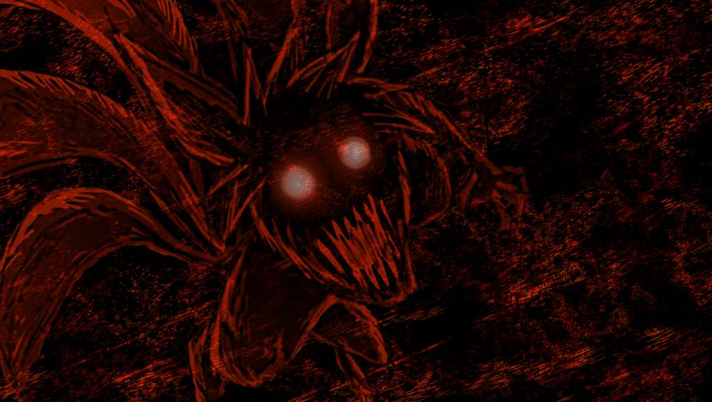 Nine Tailed Fox Demon Wallpaper By Ninjabutterflyx