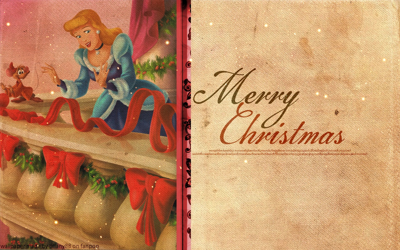 Cinderella S Christmas Disney Princess Wallpaper