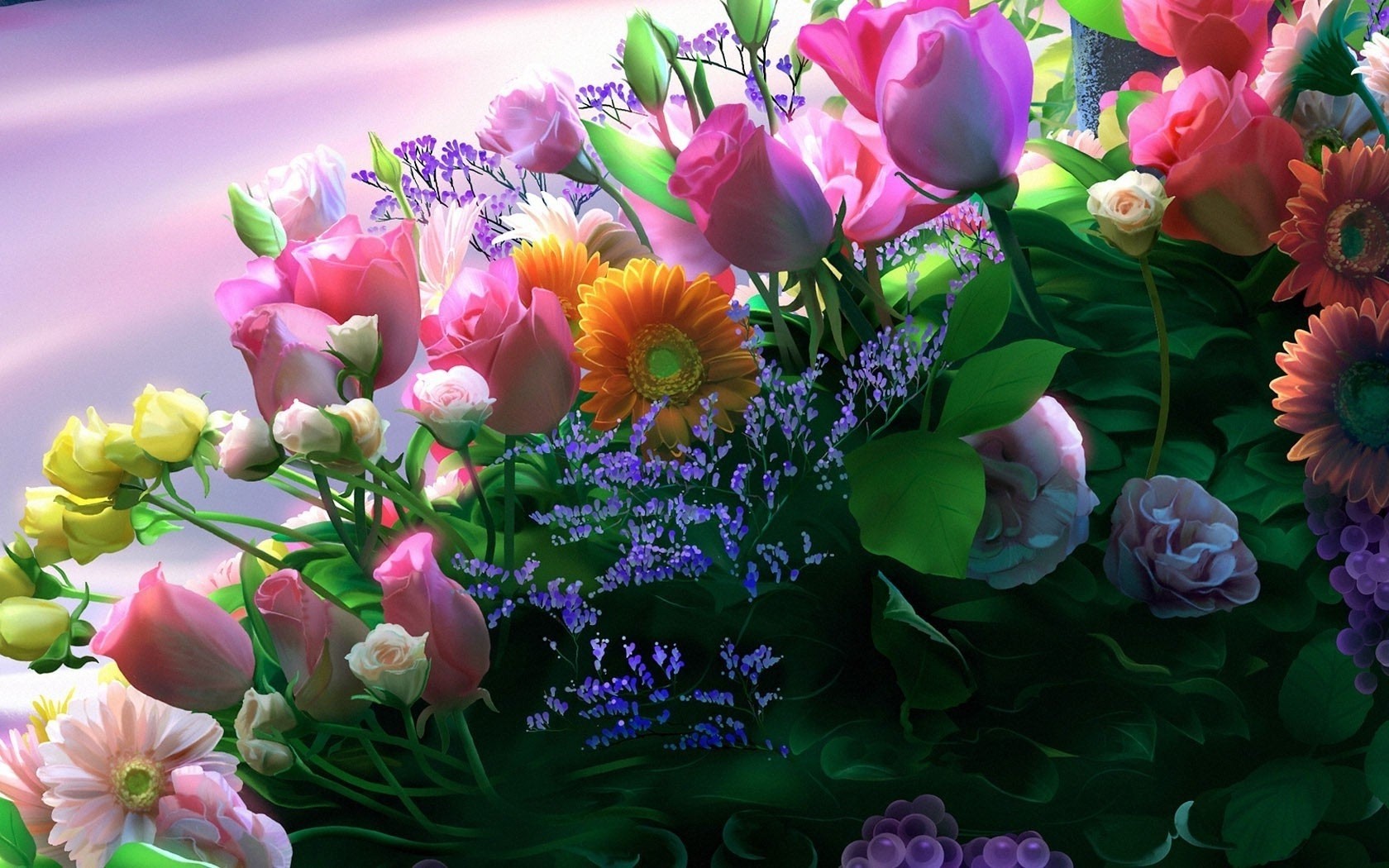 Beautiful Flowers HD Desktop Background Wallpaper