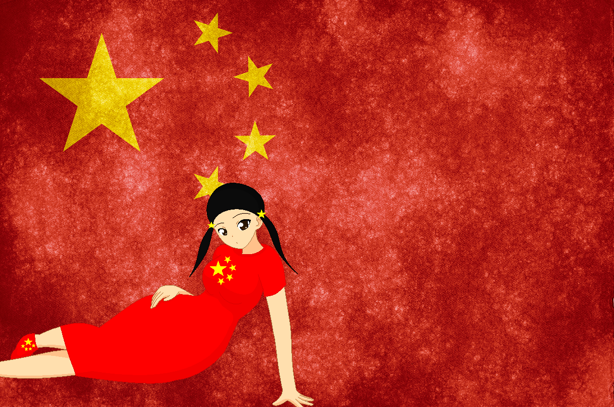 HM CSF China flag background by ABtheButterfly on