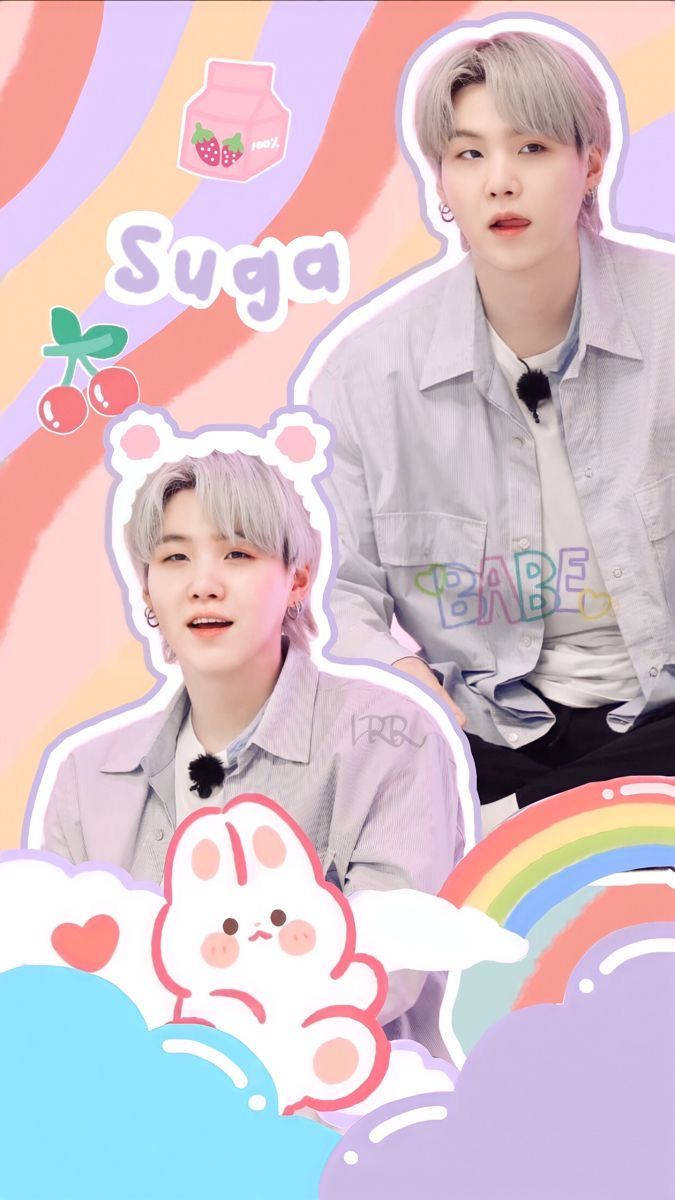 Bts Suga Cute Wallpaper