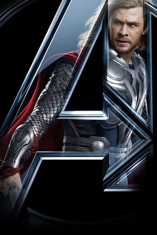 Movie Thor In The Avengers iPhone HD Wallpaper