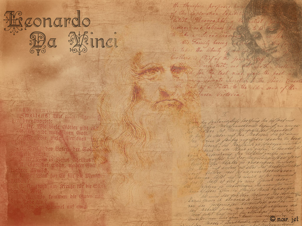 Leonardo Da Vinci By Noirjet