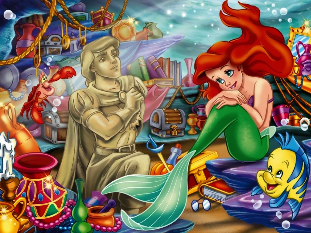 Mermaid Background Beautiful Desktop Wallpaper