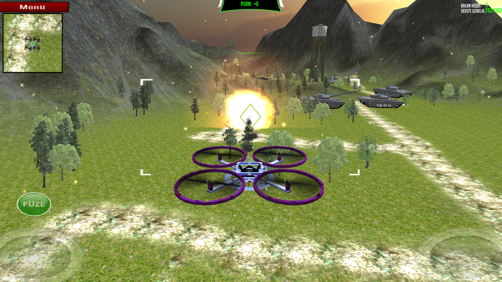 Quadcopter Simulator Screenshot