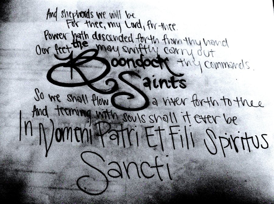 Boondock Saints Prayer Wallpaper By