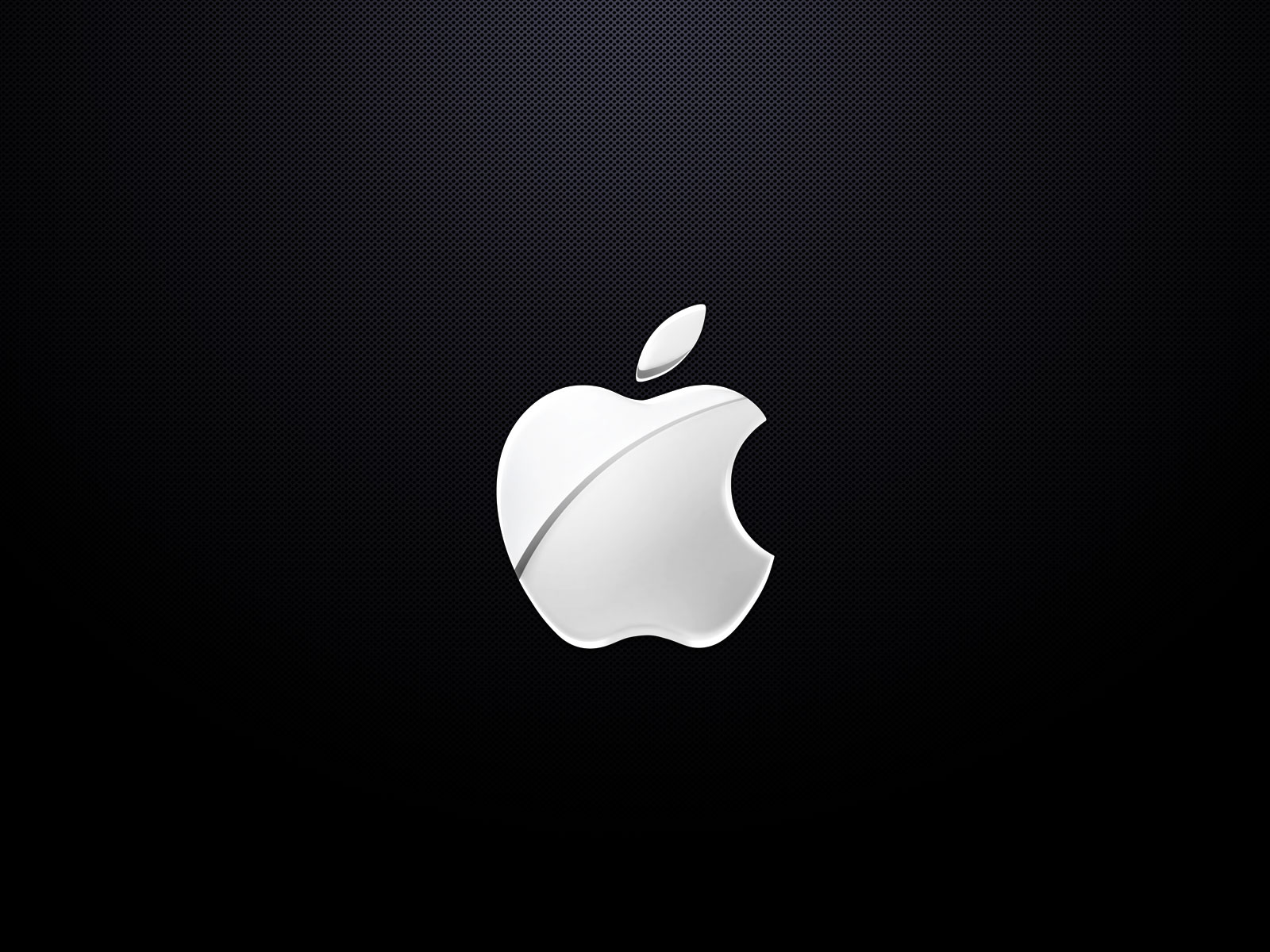 White Apple Logo Wallpaper