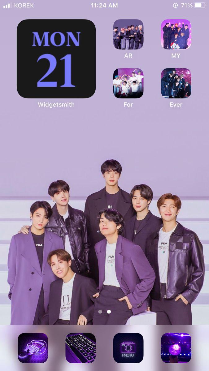 BTS IOS 14 ideas Iphone wallpaper bts Bts app Wallpaper app