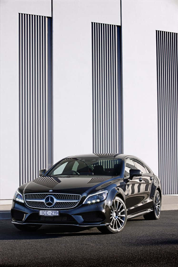 iPhone X Mercedes Background Wallpaper