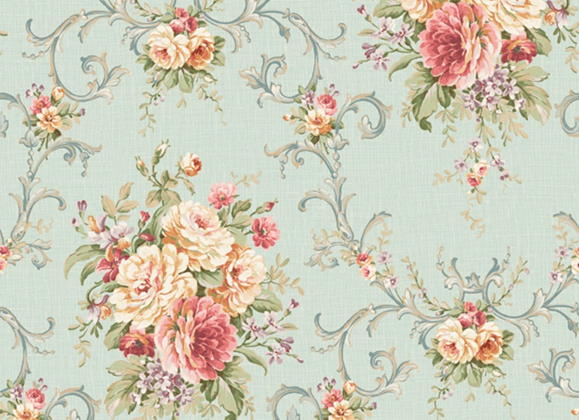 Floral Trail Wallpaper Traditional Interiorplace