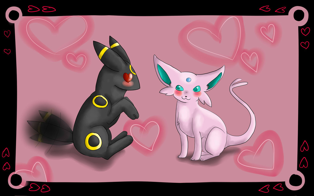 Umbreon And Espeon Wallpaper By Edizzle13