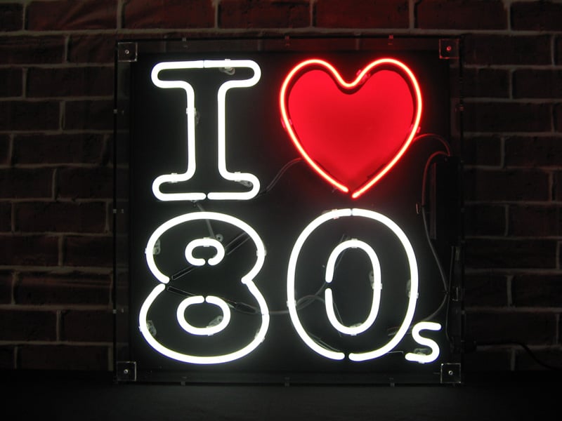 Our I Love 80s Neon Sign comes with Free Delivery plus we have the