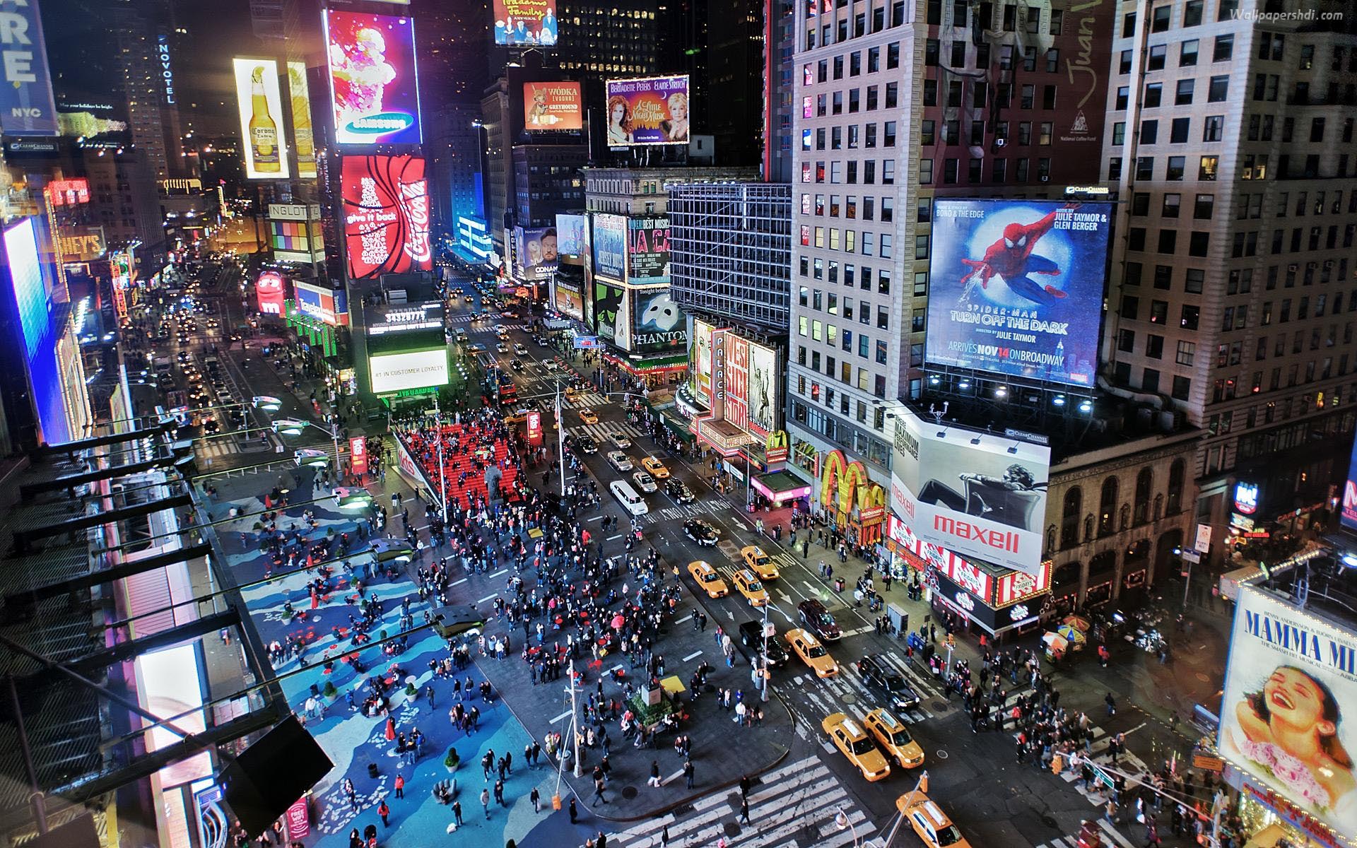 Times Square new york usa city cities traffic g wallpaper