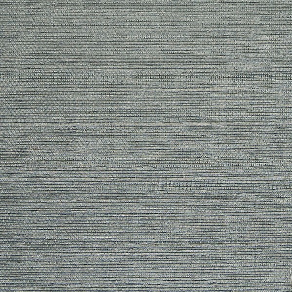 Grey Blue Grass Cloth Wallpaper Sample Beach Style