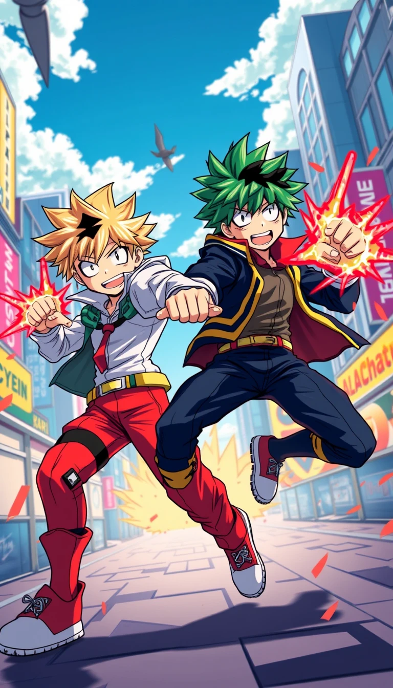 Bakudeku Phone Wallpaper