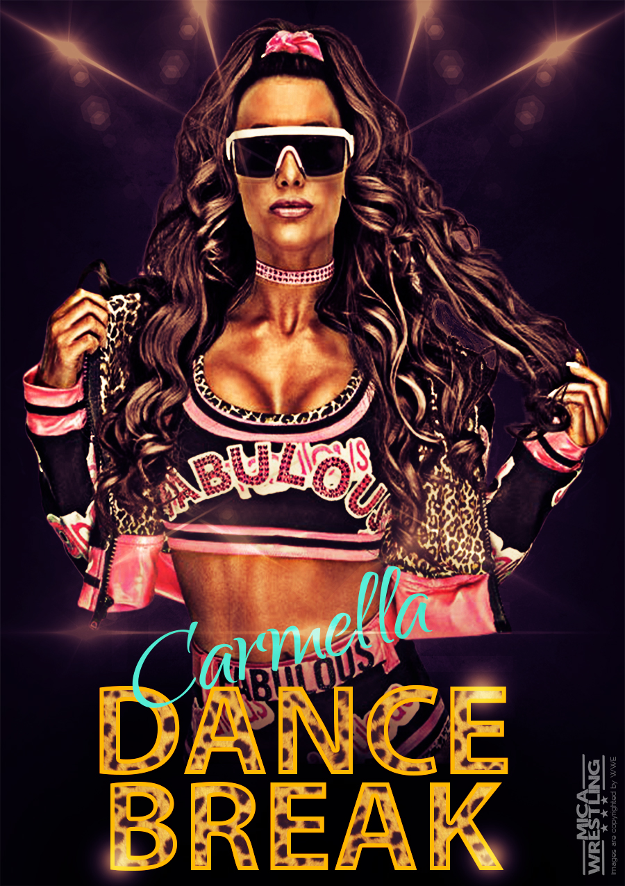 Mica Wrestling Picture Carmella Dance Break